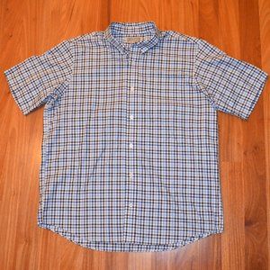 Duluth Trim Fit short sleeve button up shirt plaid